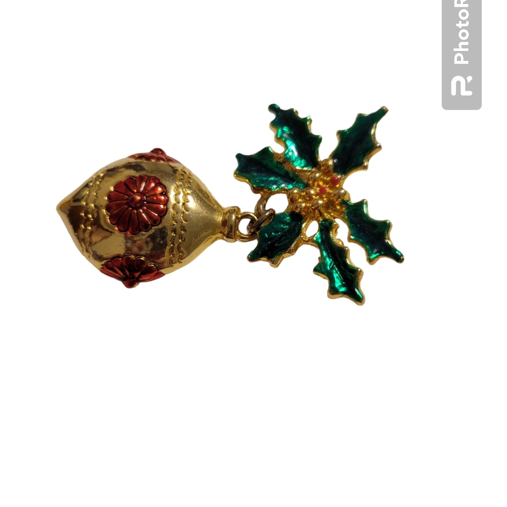 Vintage AAI Christmas Ornament Brooch Pin - Picture 3 of 7